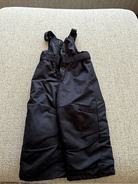 Cat & Jack Toddler Black Insulated Snow Bib Pants